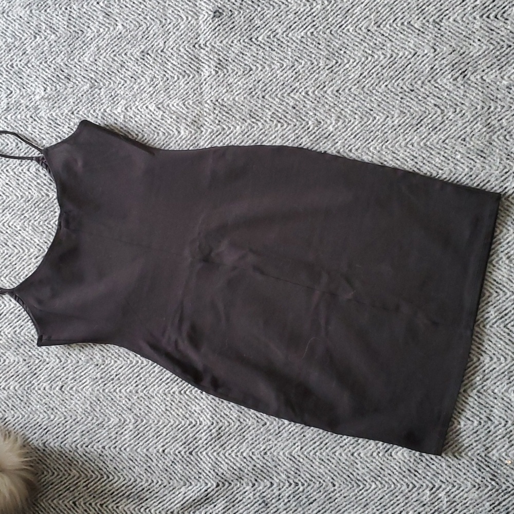 Rolla Coster Black Mini Dress – Spaghetti Strap Bodycon